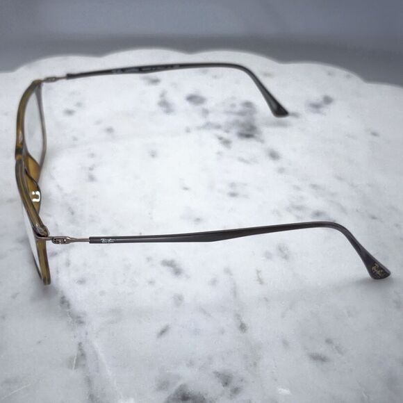 Ray-Ban RB 7031 2301 LightRay Tortoise Brown Eyeglasses Frames Only 53-17-140 main image 7